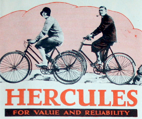 vintage hercules bicycle
